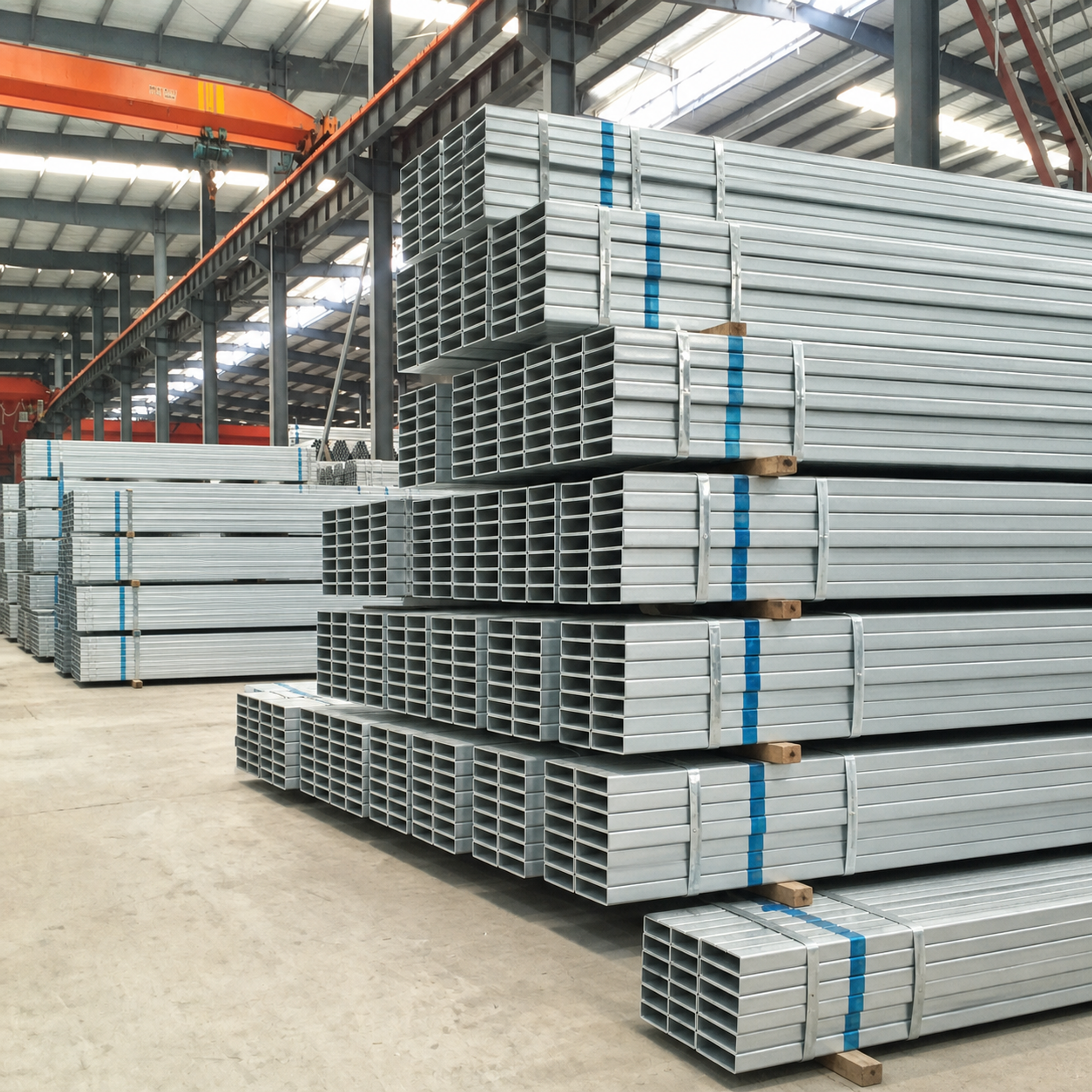 Pre-Galvanized Rectangular Steel Tube